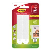 Command Picture Hanging Strips 17217-8 X-Large White, Pack of 8 Sets